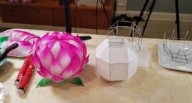Lotus lantern craft