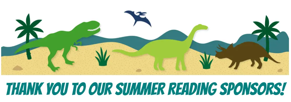 dinosaurs with Thank you underneath