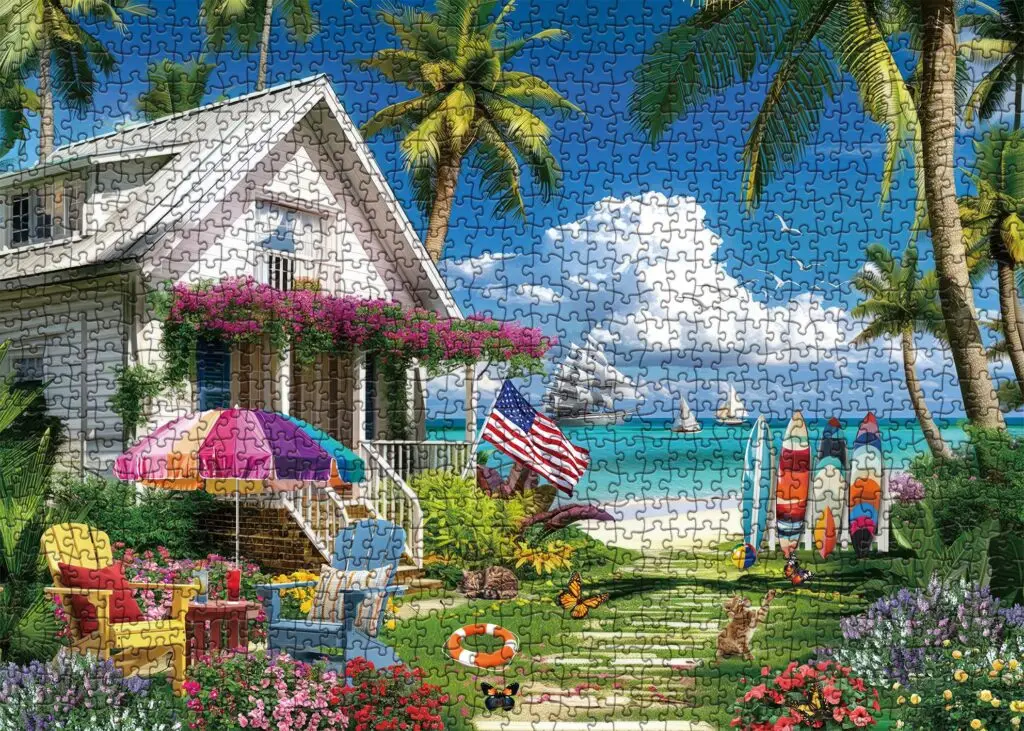 summer house on the water jigsaw puzzle