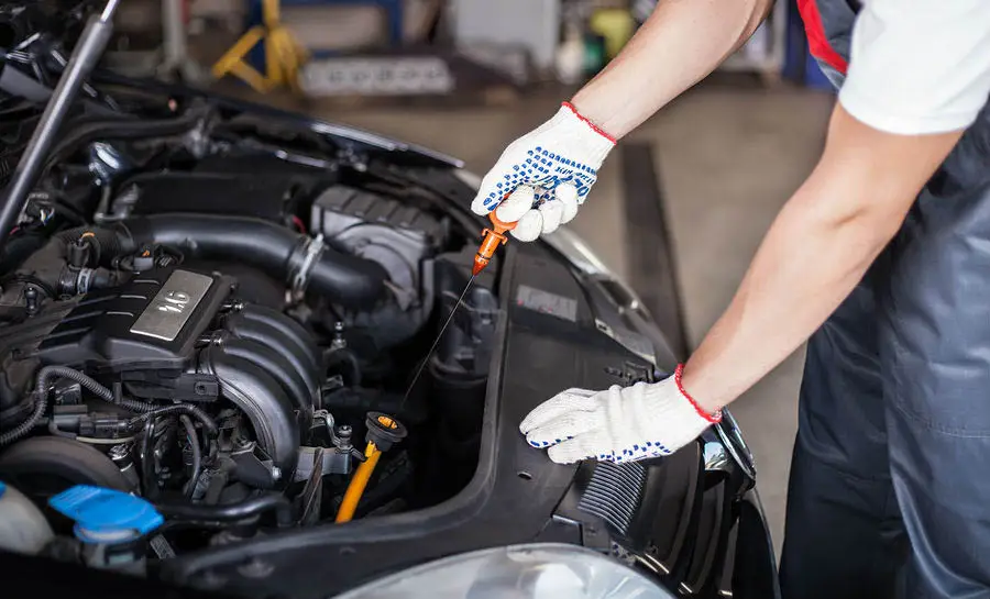 checking car for fluid levels