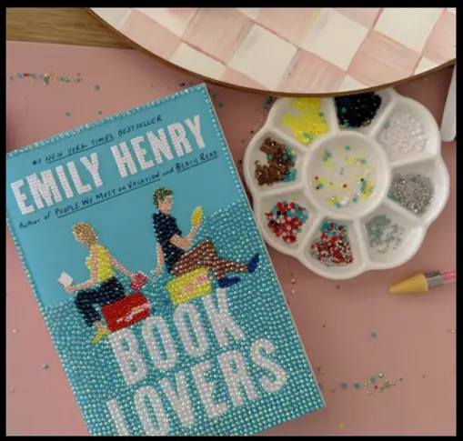 Bedazzled Book Art