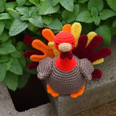crocheted turkey